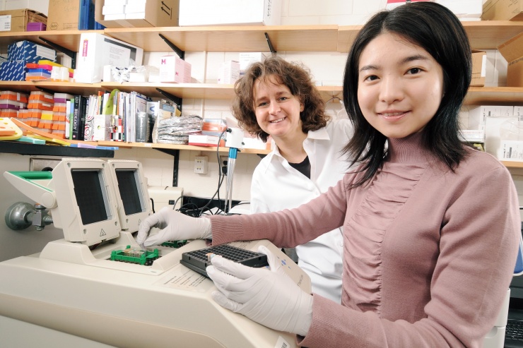 Georgia Tech School of Biology graduate student Ying Shen, assistant professor Francesca Storici and graduate student Kyung Duk Koh